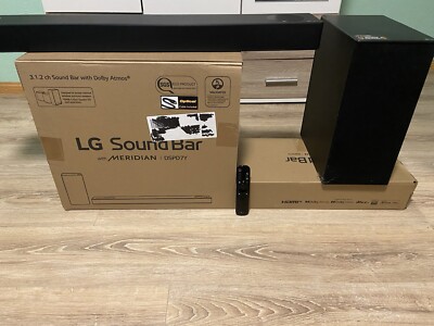 LG DSPD7Y 3.1.2 Kanäle Soundbar mit 380 W Kabelloser Subwoofer - Schwarz