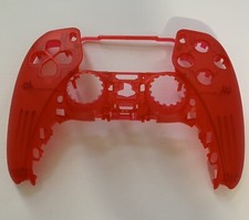 Transparent Red, FacePlate / Shell for controller, Sony Playstation 5, PS5
