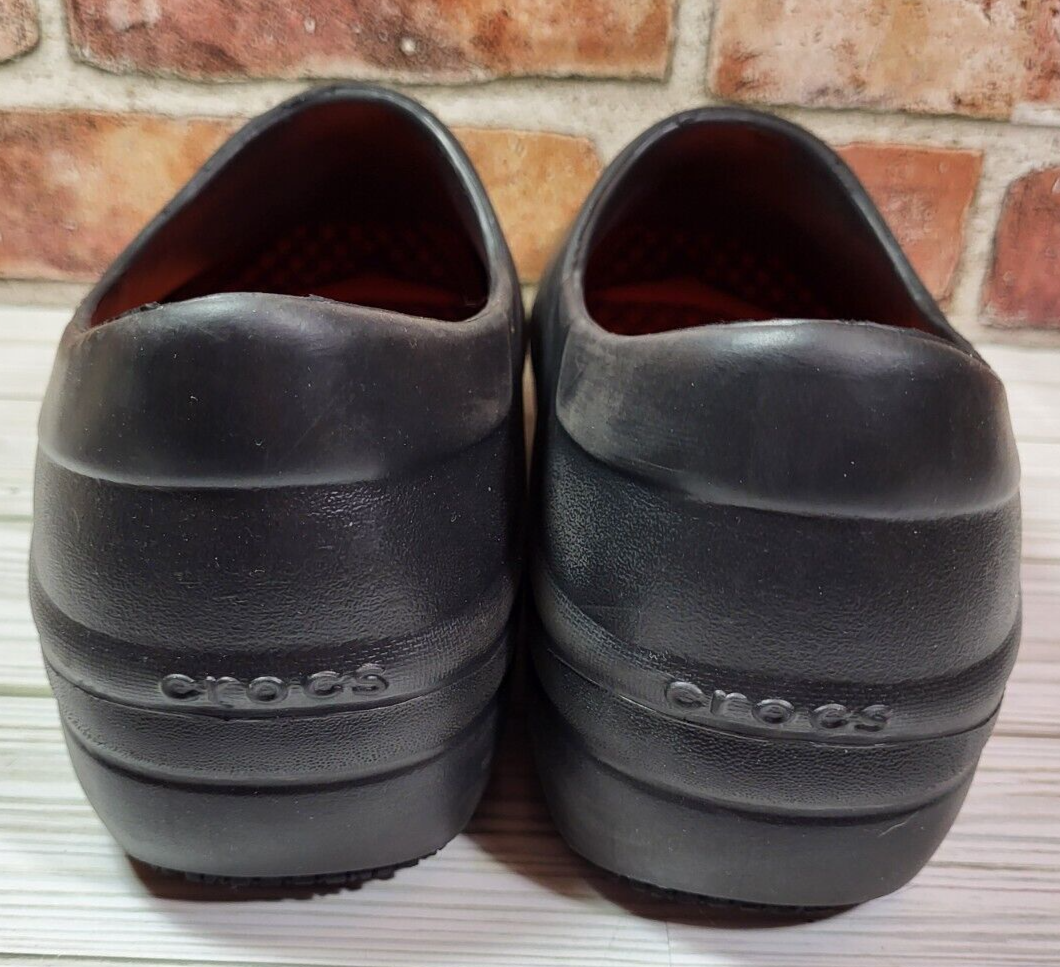 Crocs LiteRide Womens Size 8 Black Clogs Shoes Slip On  display picture 2