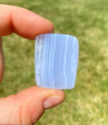 Blue Lace Agate Stone Slab - Polished Natural Blue Lace Agate from South Africa