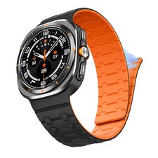 Magnetic Band For Galaxy Watch Ultra 47mm Waterproof Silicone Strap Magnet Link