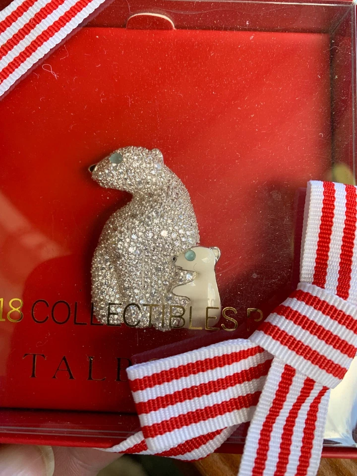 Prendedor/broche Talbots 2018 coleccionables para mujer de plata esterlina osos polares Foto 4 de 4