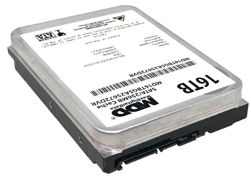 MDD 16TB 7200RPM 256MB Cache SATA 6.0Gb/s 3.5" Internal Surveillance Hard Drive - Image 4 of 4