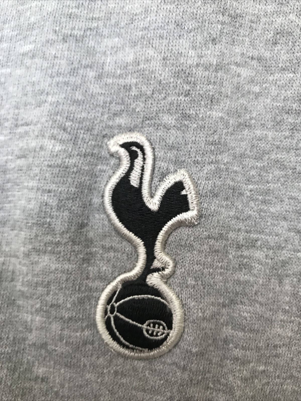 Tottenham Hotspur Official Merchandise Zip Fleece Jacket. Size S Grey. Logo. VGC eBay