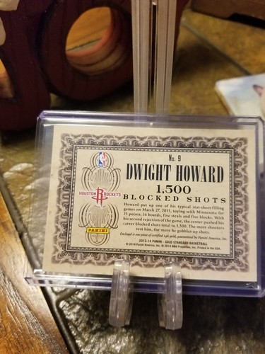 Dwight Howard 2014 Gold Standard Gold Record/20. 14 K REAL GOLD - Picture 3 of 4