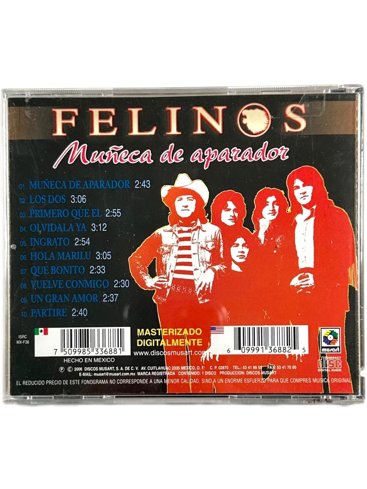 LOS FELINOS muneca de aparador CD 2006 Disco Musart Latin Rara Musica - Image 2 of 4