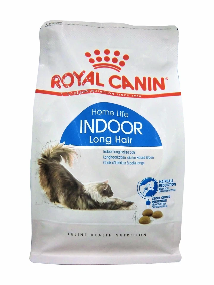 10 kg Royal Canin INDOOR Long Hair (€ 7,80/kg) Trockenfutter für Langhaarkatzen