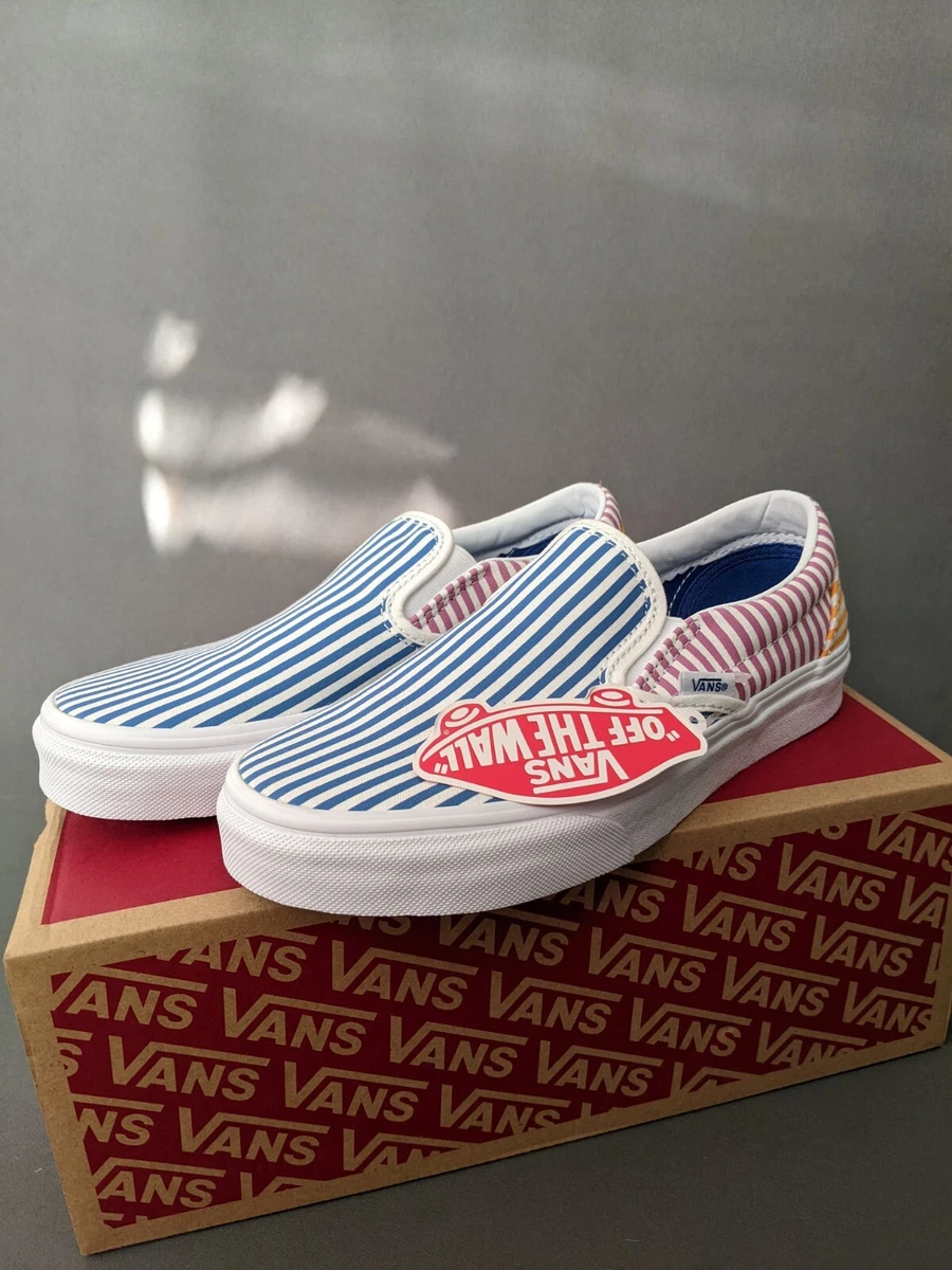Colourful slip on vans sales