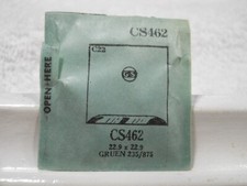 GS CS462 Watch Crystal Fit Gruen 235/875 - 22.9 x 22.9 mm - Replacement - Repair