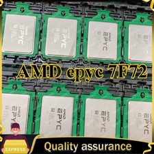 CPU Processor 3.2GHz 24 Core 48 Thread 192MB 240W AMD Epyc 7f72 Fast Ship