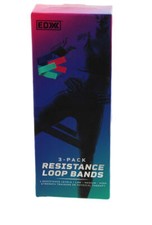 Resistance Loop Bands 3 Pack High, Medium, Low Strength Set of 3