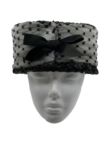 Vintage Maxine Hats Union Made Toque Netted Hat Statement  display picture 1