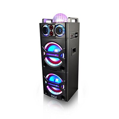 Pyle PSUFM1043BT Bluetooth PA Loudspeaker Karaoke System, Wireless 