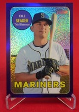 Kyle Seager Purple Refractor Topps Heritage 2018 Baseball Card #THC-233