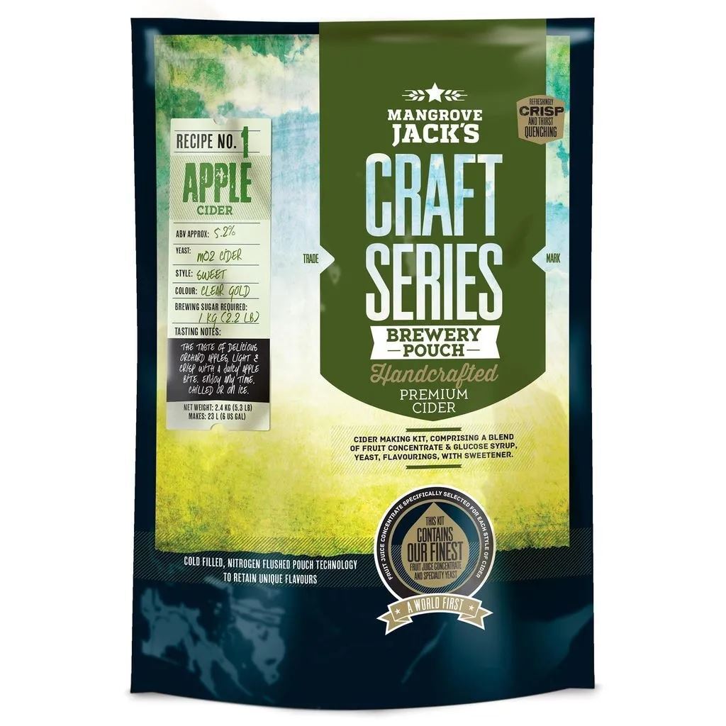 Mangrove Jacks Craft Series Apple Cider Kit 2.4kg makes 23L 40 pints