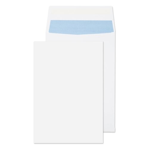 Buste C4 Bianco Liscio Peeling e Guarnizione 25mm Tassello 140gsm 324x229mm (Confezione 125) - Foto 1 di 1