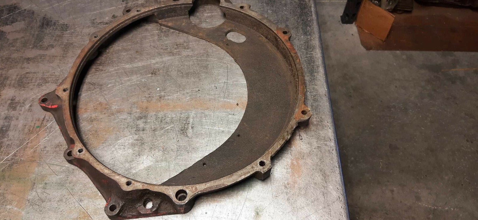 1956 Chevrolet Cast Iron Powerglide bell housing to engine plate. eBay