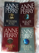 4- Anne Perry Soft Cover Books 1981 To 1985