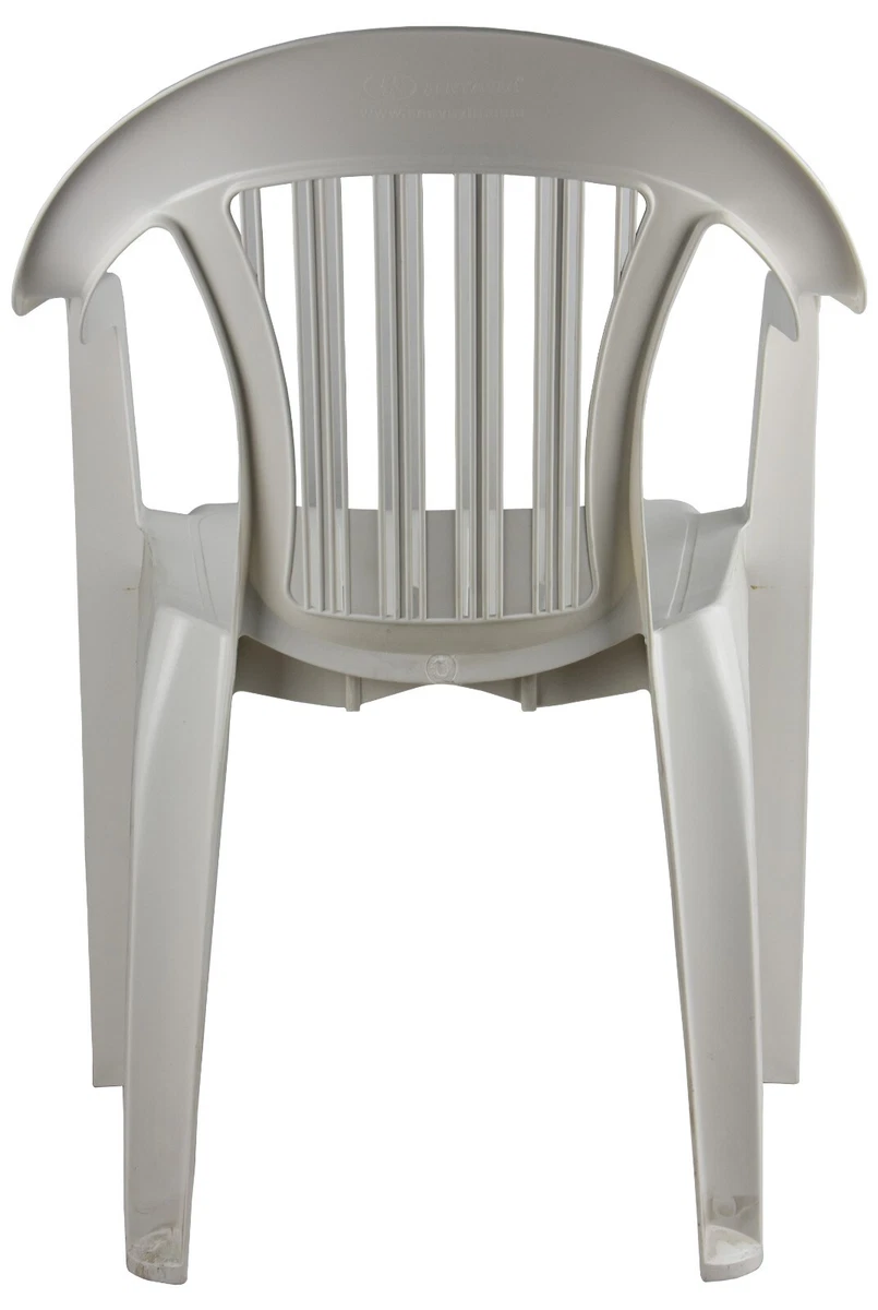 White plastic sale pool chairs