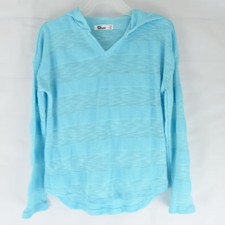 Epic Threads Juniors Girls Sweater Hoodie Light Blue Long Sleeve Size Medium