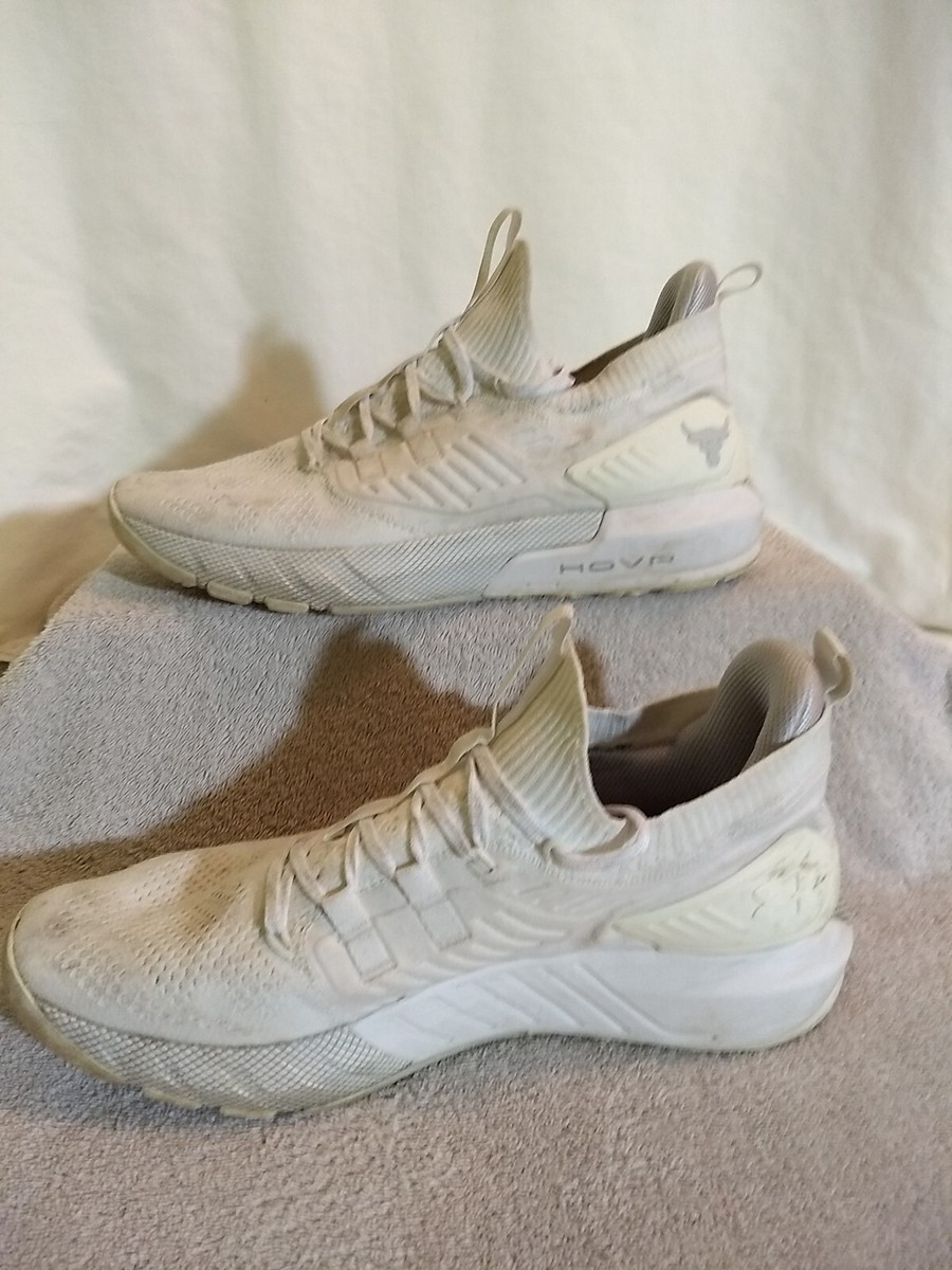 Under Armour Mens Project Rock 'White Halo Gray' (3023004-110