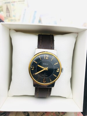 🔥 Seltene Pobeda Ring 2602 UdSSR 70er Jahre Armbanduhr Victory 15 Jewels 