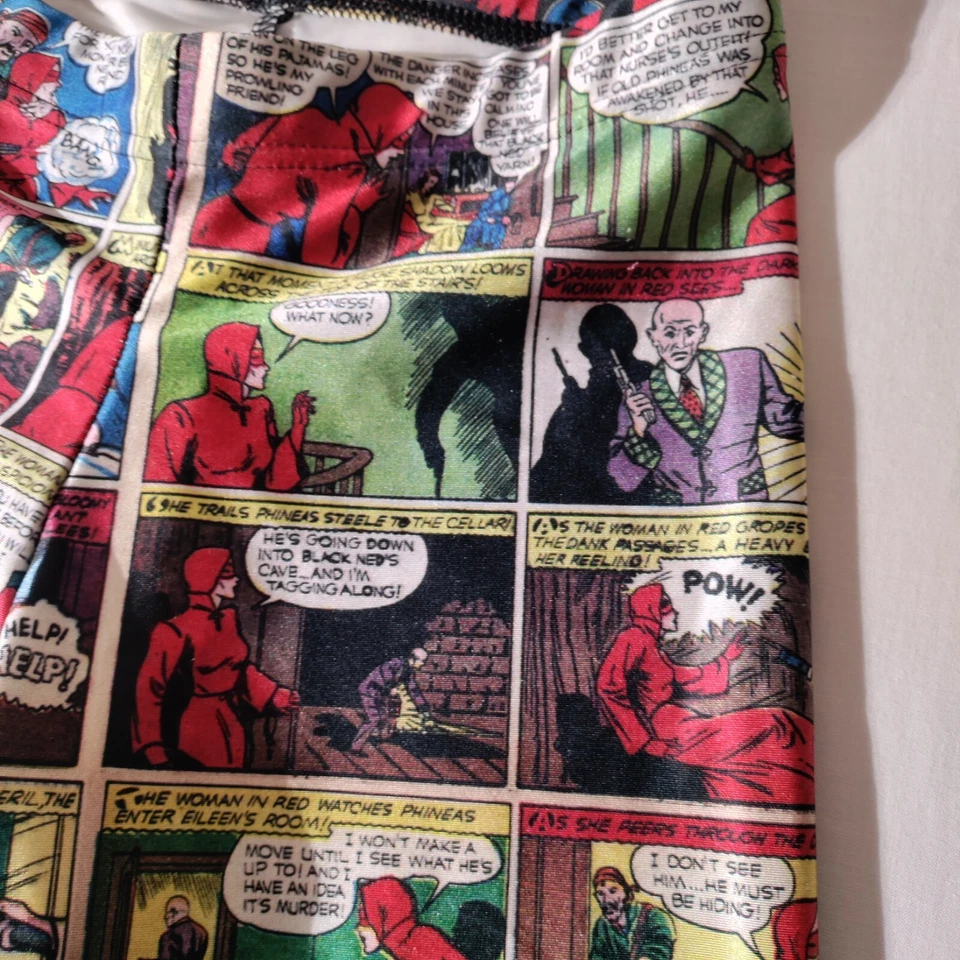 Black Milk Leggings Size Small Comics Comic Book Themed (21.5"x28") Multicolor - Image 4 of 4