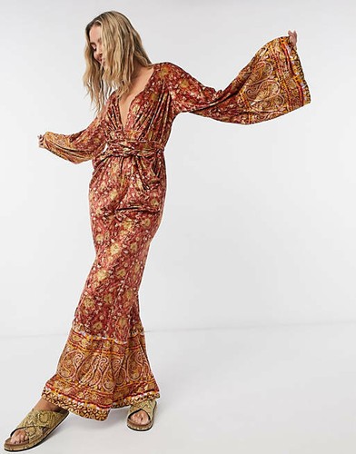 Free People Harper Printed One Piece 