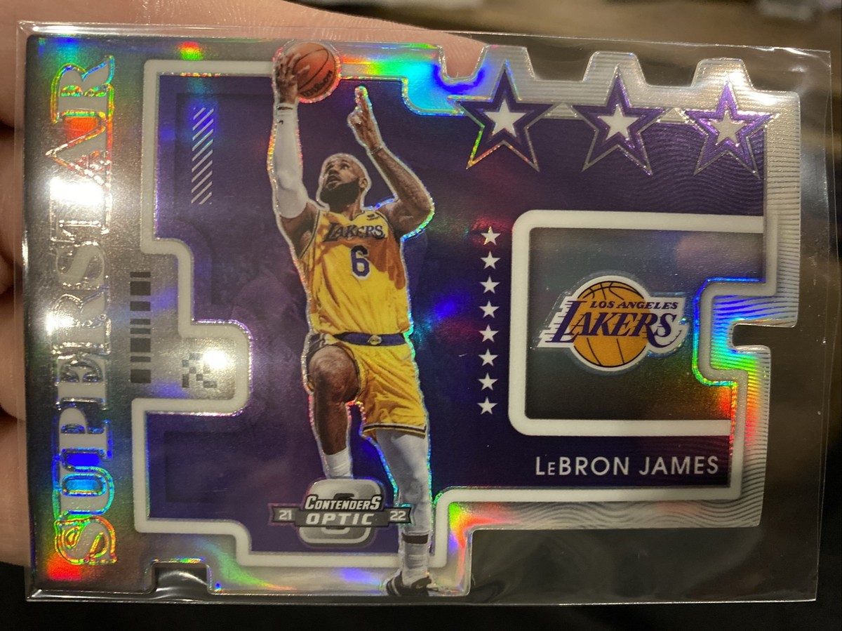 【SILVER】LEBRON JAMES CONTENDERS OPTIC 2021-22 Panini Contenders Optic #5 Superstar Dye-Cut Silver