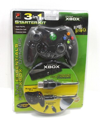 PLAYTECH 3-in1 Starter Kit Xbox Controller Bundle PXB006