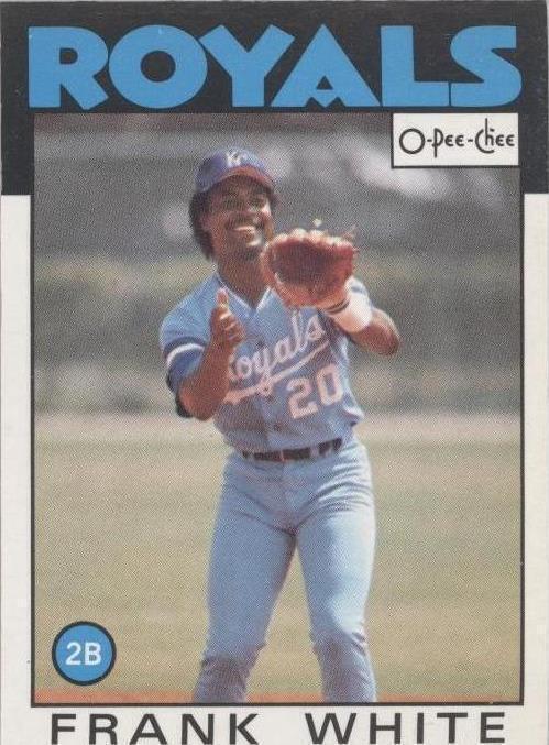 1986 O-Pee-Chee - Frank White #215 - 1 of 1