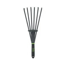 Yard Butler Steel Terra Rake Floating Tine Leaf & Debris Clearing Garden Rake