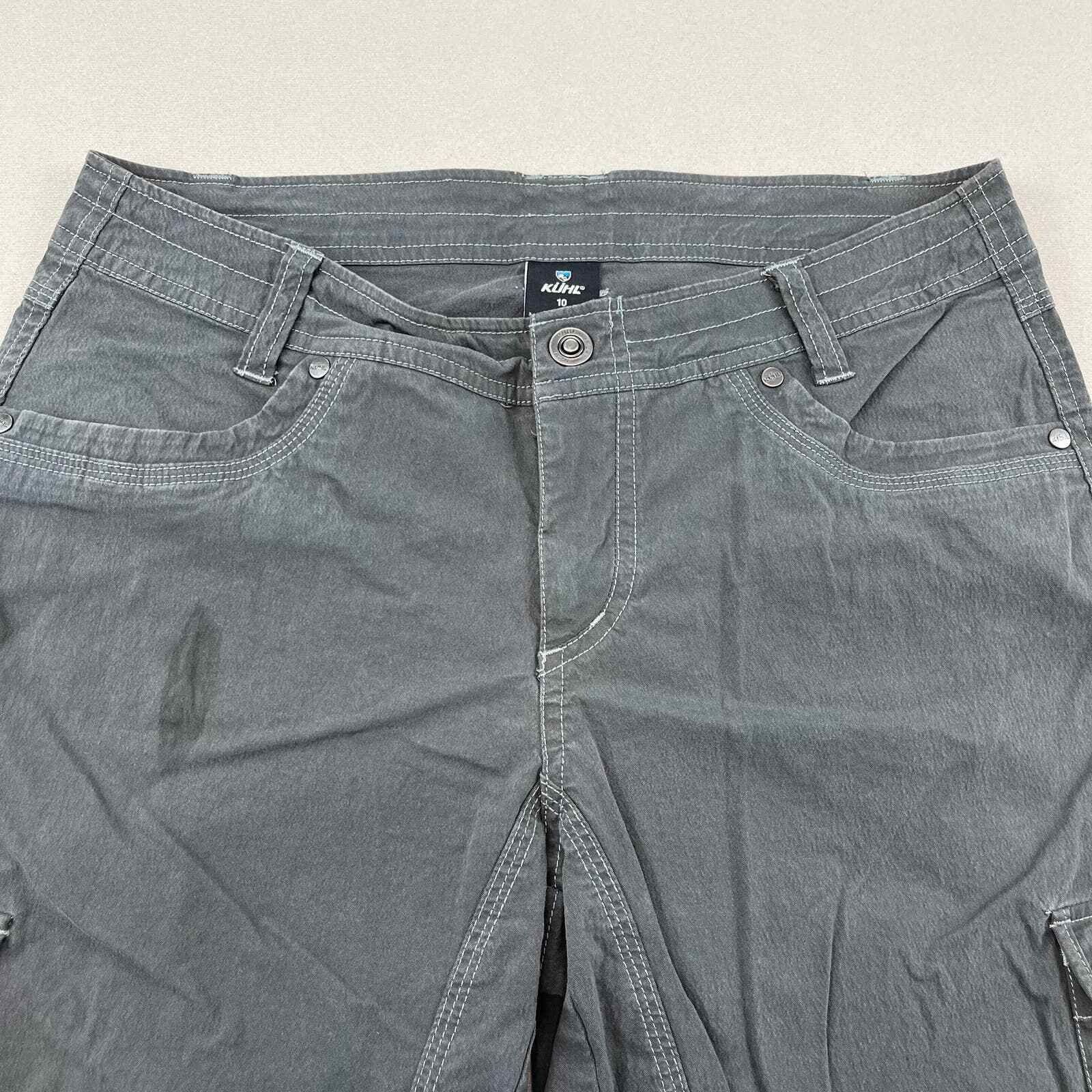 Kuhl Mountaineer Splash Cargo Shorts Womens 10 Shadow… Gem