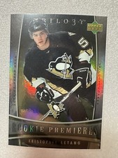 Kristopher Letang Trilogy 2006-2007 Upper Deck Rookie Card 352/999 Pittsburgh