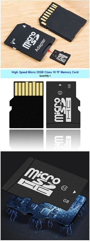 Popular 32GB MicroSD Micro SD SDHC TF Flash Class 4 Memory Card 32G with Adapter - Image 3 of 4