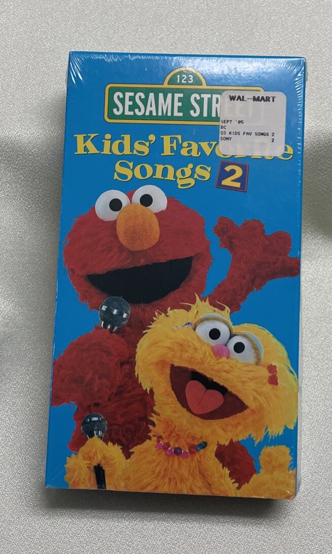 Kids' Favorite Songs 2 by Sesame Street (VHS, Sep-2001, Sony