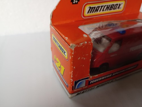 Matchbox Ford Transit 112 Feuerwehr MB21 1999, in scatola sigillata - Foto 5 di 13