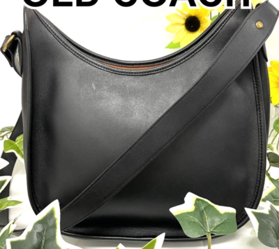 Old Coach 9920 Shoulder Bag Leather Black JAPAN USED | eBay