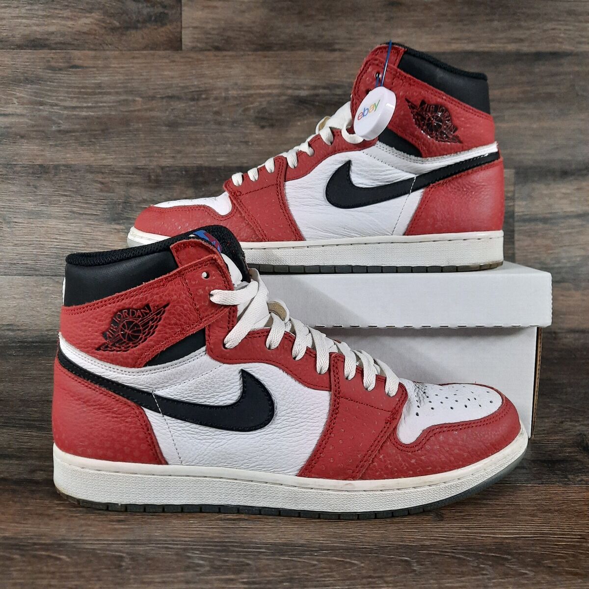 Nike Air Jordan 1 Retro OG Origin Story Spiderman 555088-602 Nike Air Jordan 1 Retro OG Origin Story Spiderman 555088-602