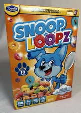 Rare Broadus Foods Snoop Loopz Cereal New Sealed 10.9 oz Box 11/16/23