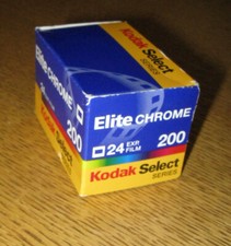 Single Roll In Original Box Kodak Elite Chrome for color slides ED135-24