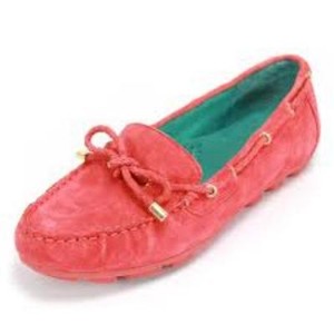 coral loafers