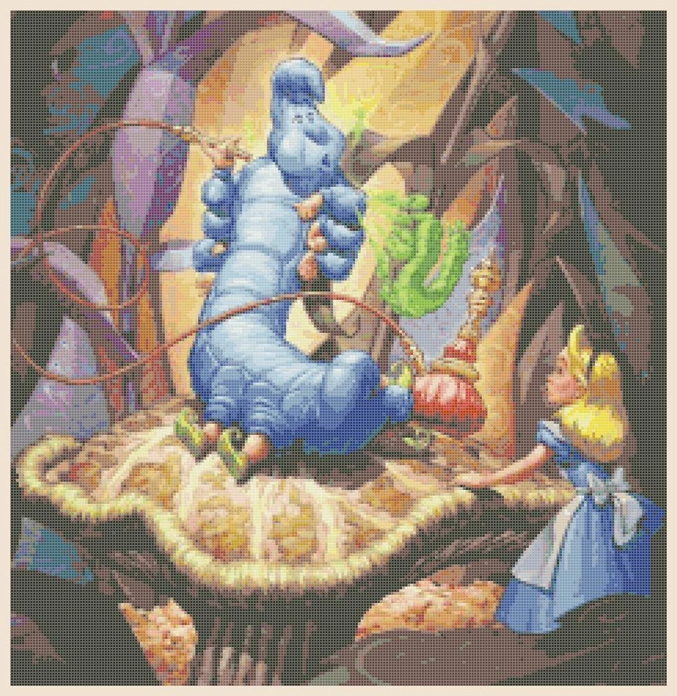 Disney Alice In Wonderland Caterpillar Wallpaper