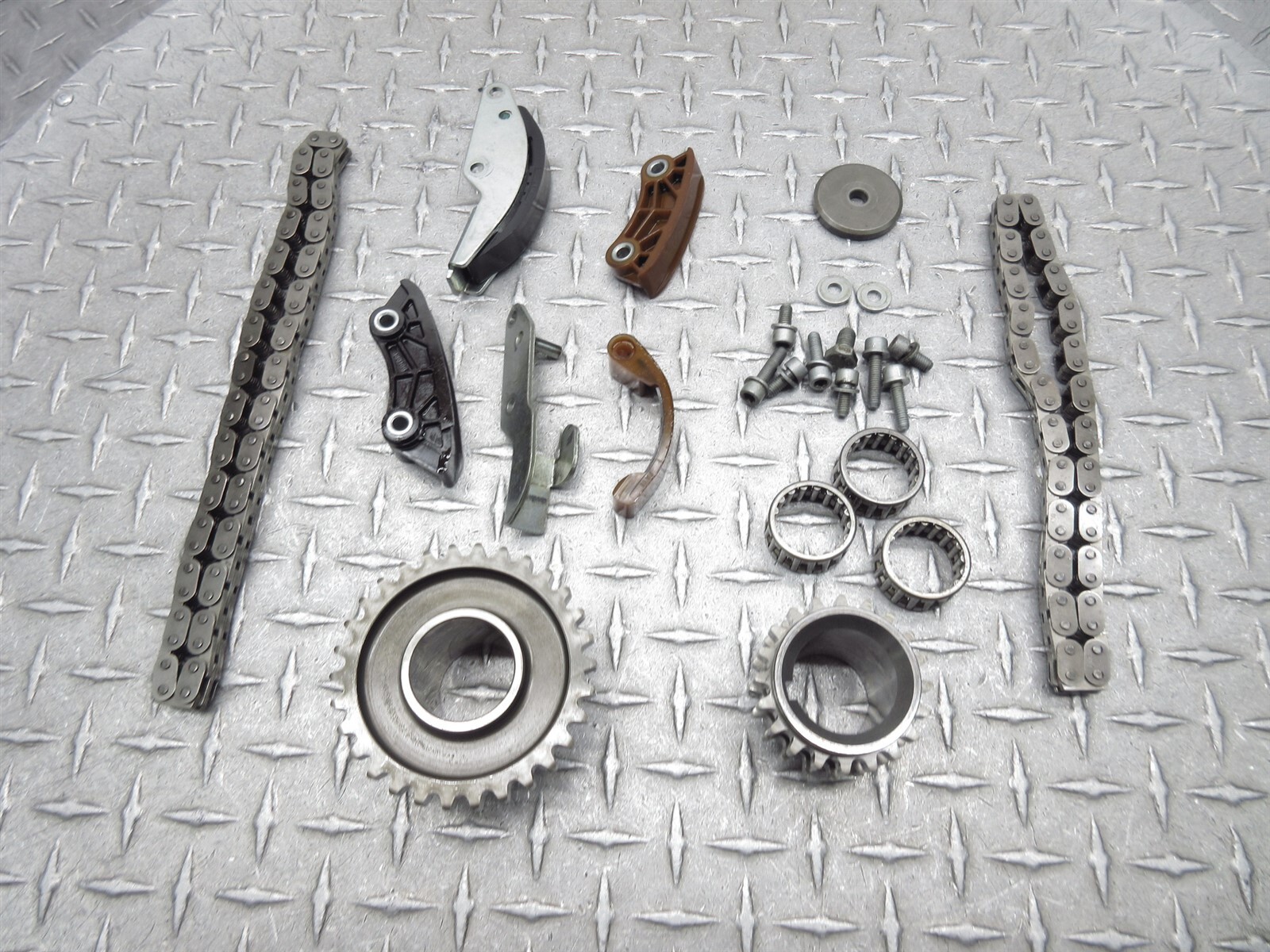 2008 Ferrari F430 Spider Engine Motor Timing Chain Guide Rail Gear Sprocket Lot