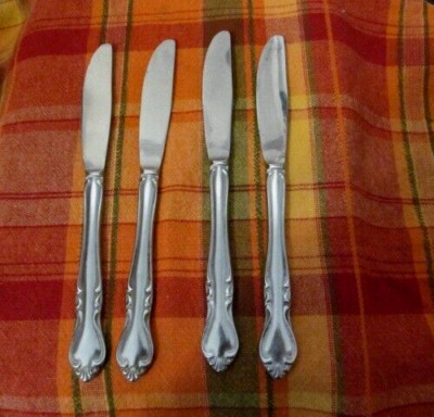 'Creon' by AMC, Stainless, 4 Dinner Knives, Glossy,  Japan