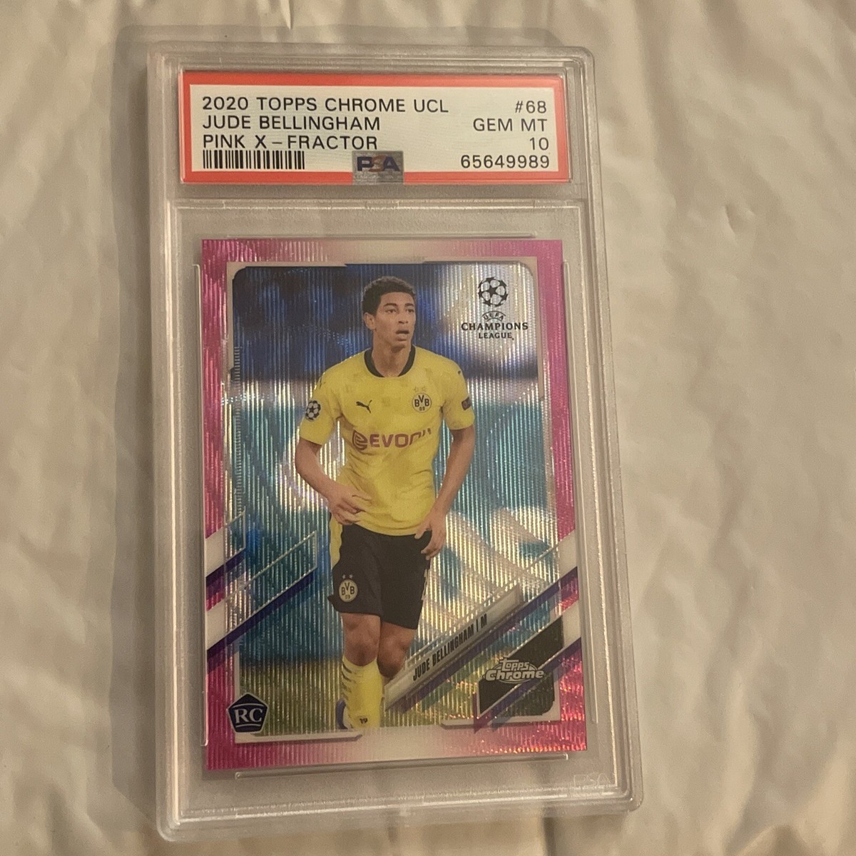 その他 2020 21 topps chrome Bellingham psa9 Jude Bellingham - 2020-21 Topps Chrome Bundesliga RC PSA 9