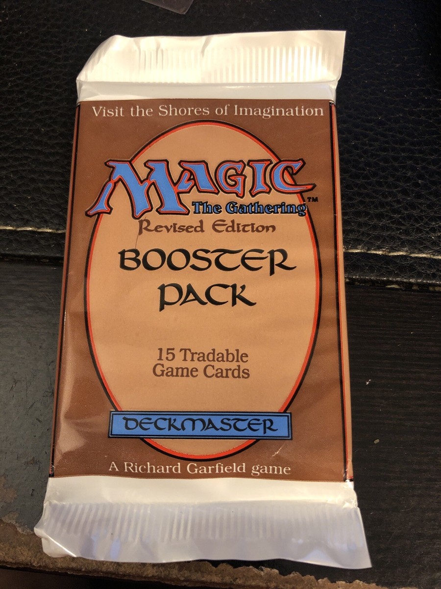 magic the gathering revised edition booster box 1994 Pack theyre a thrilling pack MTG / 3rd Edition