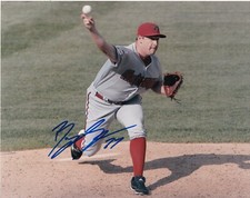 BRYAN SHAW  ARIZONA DIAMONDBACKS   ACTION SIGNED 8x10