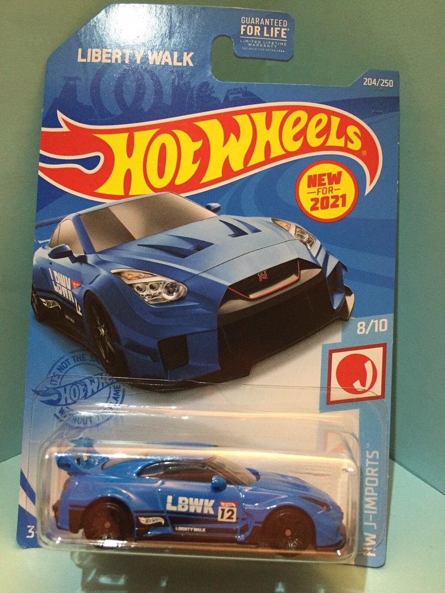 2021 Hot Wheels Nissan GT-R Liberty Walk Blue Collectible