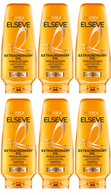 6 L'OREAL ELSEVE Extraordinary Oil Nourishing Conditioner for Dry Hair 200ml